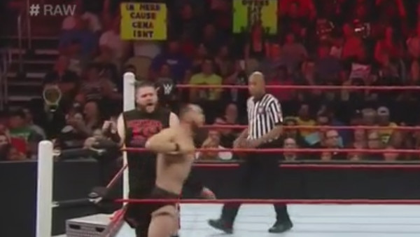 Finn Balor Kevin Owens Cena Sign Raw
