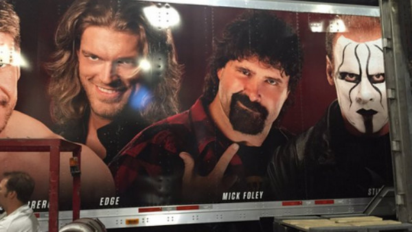 Mick Foley Sting Edge WWE Production Truck