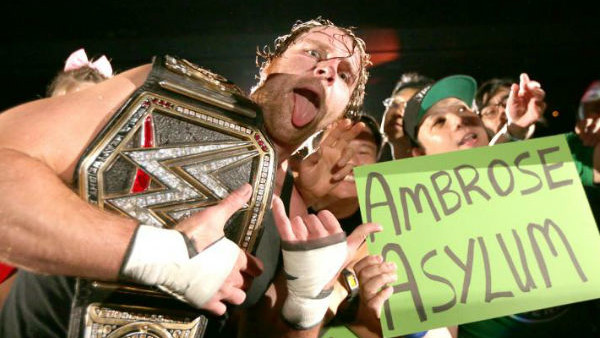 Lol Look At That Wakcy Dean Ambrose And His Shiny Belt 