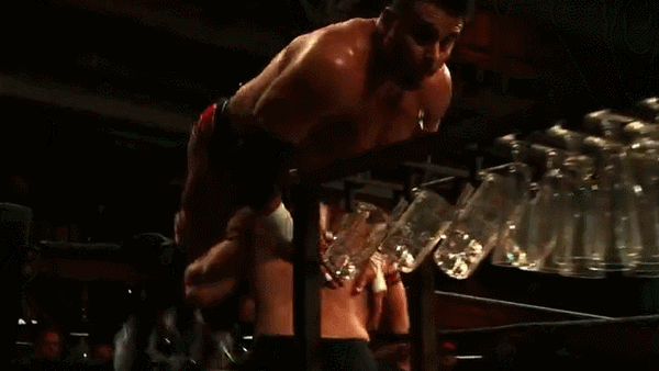 Texano Back Body Drop Bar Stuff Ultima Lucha Underground Dos