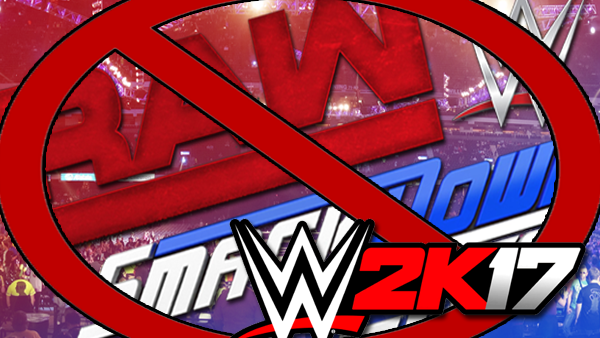 WWE 2k17 brand split