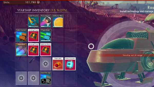 No Man S Sky Menu
