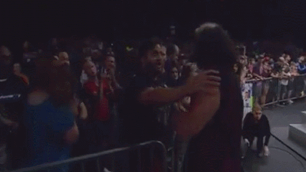 Matt Hardy Bites Fan