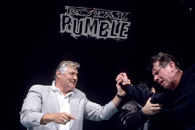 Pat Patterson Vince McMahon 1999 Royal Rumble