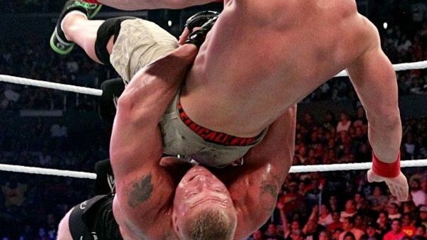 Cena Lesnar Suplex