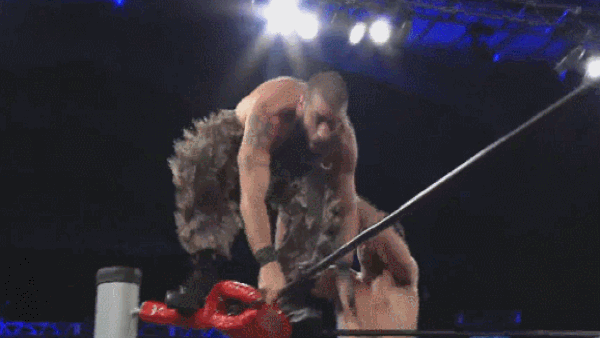 Mark Briscoe Off Top Rope