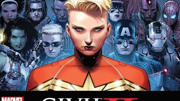 Marvel Civil War II Captain Marvel Team