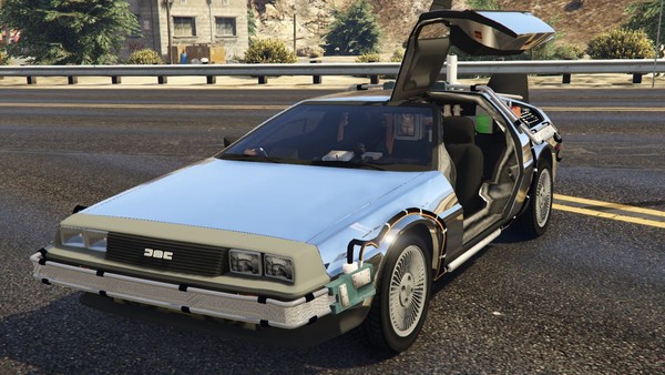 GTA V delorean