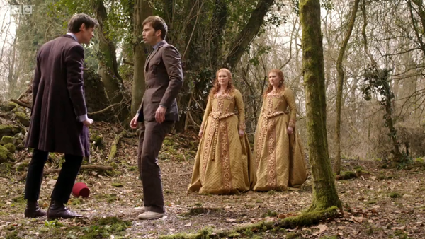 Doctor Who Day Of The Doctor Ten Eleven Two Elizabeths