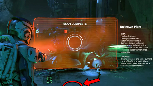 mass effect andromeda scanning