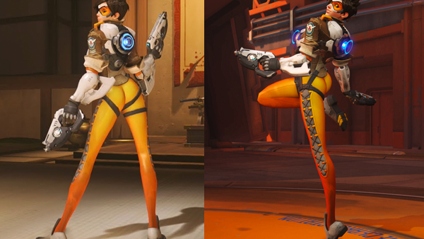 Overwatch tracer over the shoulder