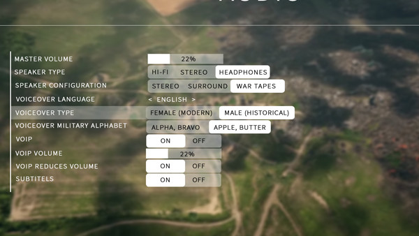 Battlefield 1 Audio