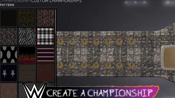 WWE 2k17 Belt