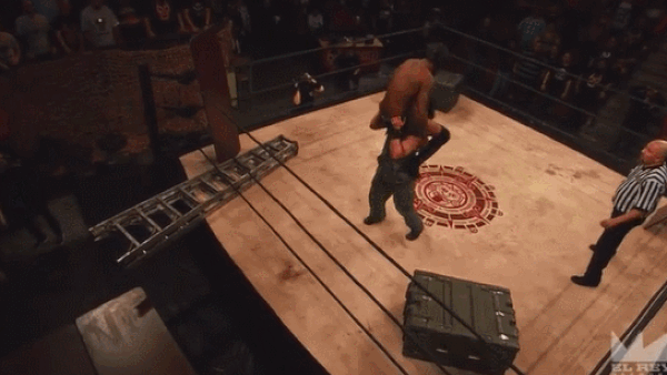 Killshot Double Footstomp Ladder Through Table