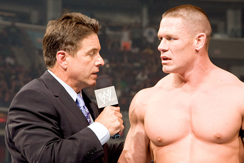 Mike Adamle John Cena