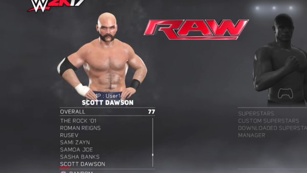 Scott Dawson WWE 2K17