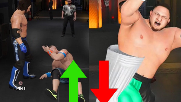 WWE 2K17 Samoa Joe John Cena AJ Styles