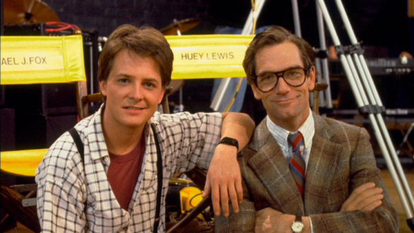 Michael J Fox Huey Lewis Back To The Future