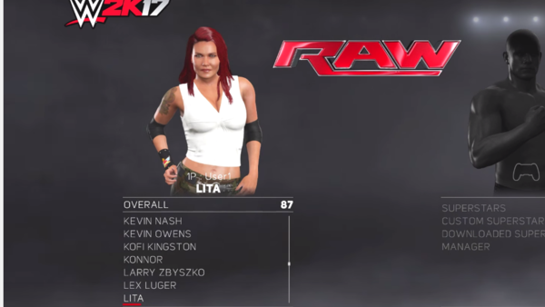 Lita WWE 2k17