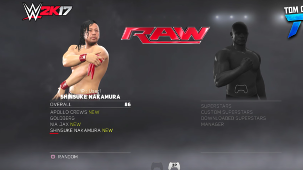 Shinsuke Nakamura WWE 2k17