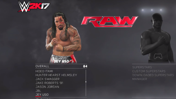 Jey Uso WWE 2K17
