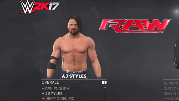 AJ Styles WWE 2K17