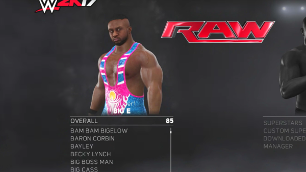 Big E Langston WWE 2K17
