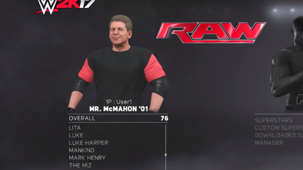 Mr McMahon WWE 2K17