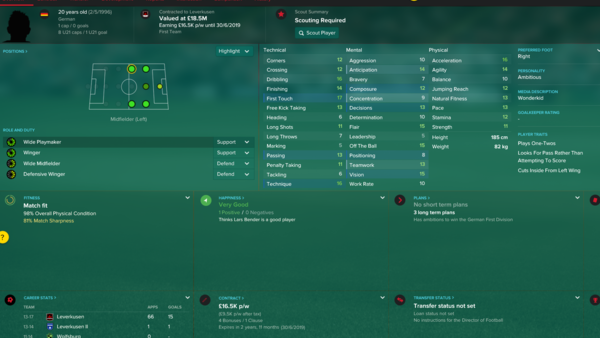 Julian Brandt FM 2017