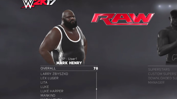 Mark Henry WWE 2k17
