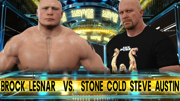 WWE 2K17 Stone Cold Brock Lesnar
