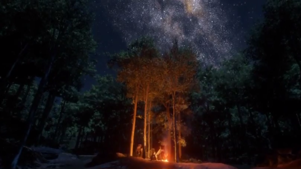 Red Dead Redemption 2 Nightime Sky