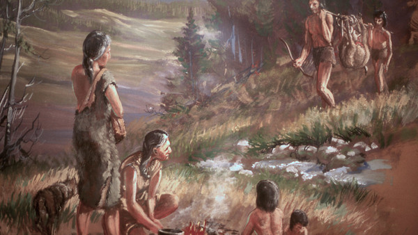 Early Human History (book Illustration)