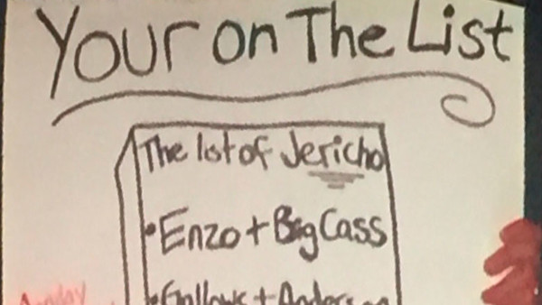 List Of Jericho WWE Fan Sign Raw
