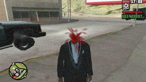 GTA San Andreas headless CJ