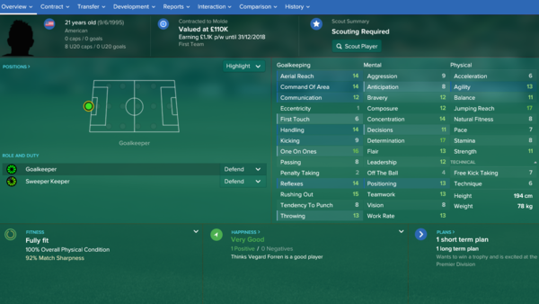 Ethan Horvath FM 2017