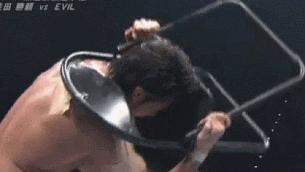 Evil Murders Shibata With Chairs