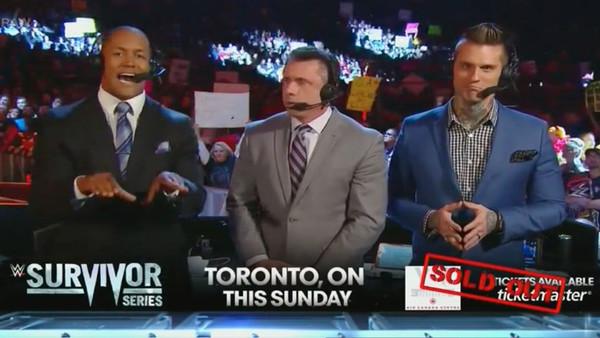 Byron Saxton Michael Cole Corey Graves