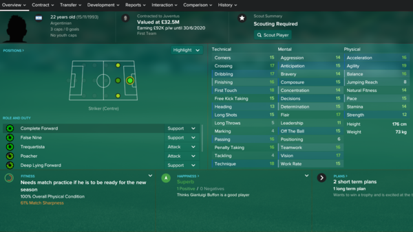 Paulo Dybala FM 2017