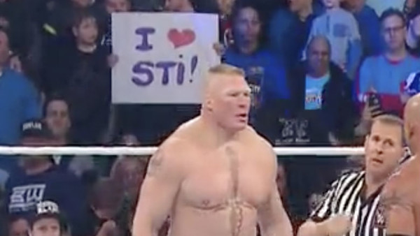 Brock Lesnar STI WWE Fan Sign
