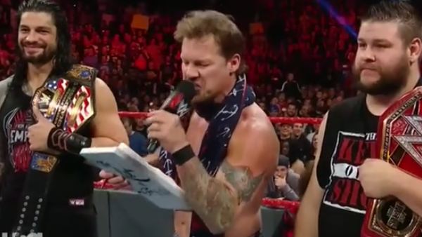 Roman Reigns Chris Jericho Kevin Owens