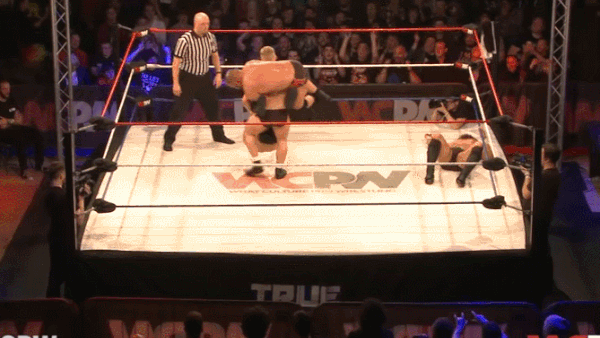 Tyler Bate Fireman Carry Giant Swing