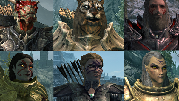 Skyrim characters 