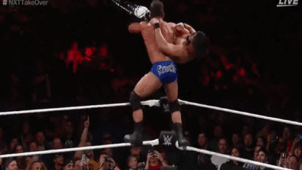 Peyton Billie Suplex Nikki Cross Table