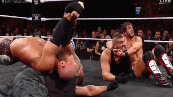 Peyton Billie Suplex Nikki Cross Table