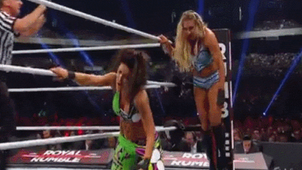 Reigns Superman Punch Owens Chairs Royal Rumble 2