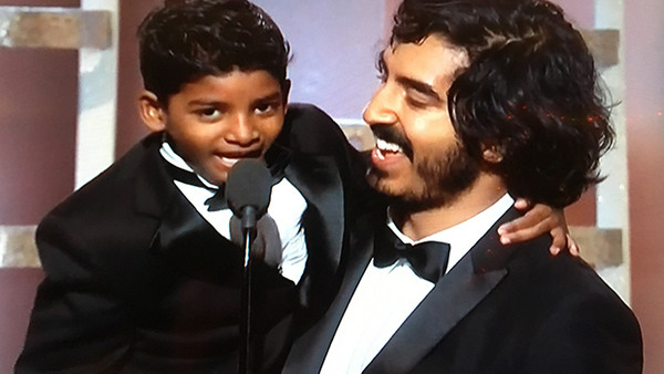 Golden Globes 2017 Dev Patel Sunny Panwar