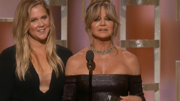 Golden Globes 2017 Goldie Hawn Amy Schumer