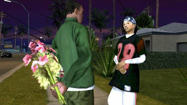GTA SAN ANDREAS girlfiend denis