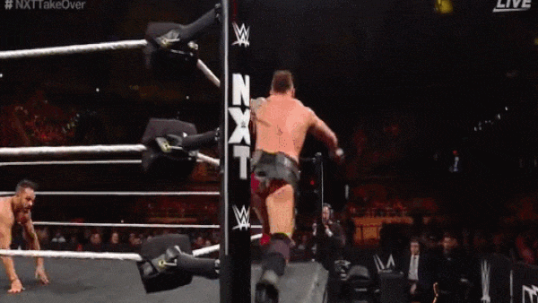 Peyton Billie Suplex Nikki Cross Table